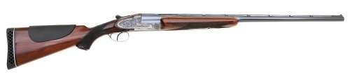 August Francotte Sideplated Single Barrel Trap Shotgun Retailed by VL&D