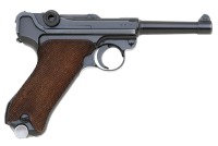 German P.08 Luger S/42 Pistol by Mauser