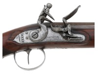 Attractive Cased Pair Of British Flintlock Officers Pistols by Gatehouse - 5