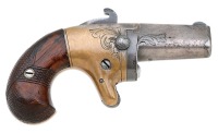 Rare National Arms Co. No. 2 Short Barreled Deringer Part of a Closely-Numbered Pair