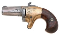 Rare National Arms Co. No. 2 Short Barreled Deringer Part of a Closely-Numbered Pair - 2