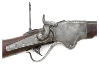 Freund Armory Marked Spencer Sporting Rifle with Silver Plaque Attributed to Famed Buffalo Hunter James McNaney of Miles City Montana - 3