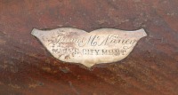 Freund Armory Marked Spencer Sporting Rifle with Silver Plaque Attributed to Famed Buffalo Hunter James McNaney of Miles City Montana - 5