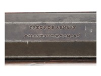 Freund Armory Marked Spencer Sporting Rifle with Silver Plaque Attributed to Famed Buffalo Hunter James McNaney of Miles City Montana - 6