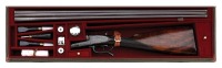 Scottish Snap Action Round Body Sidelock Double Shotgun by Mortimer & Son