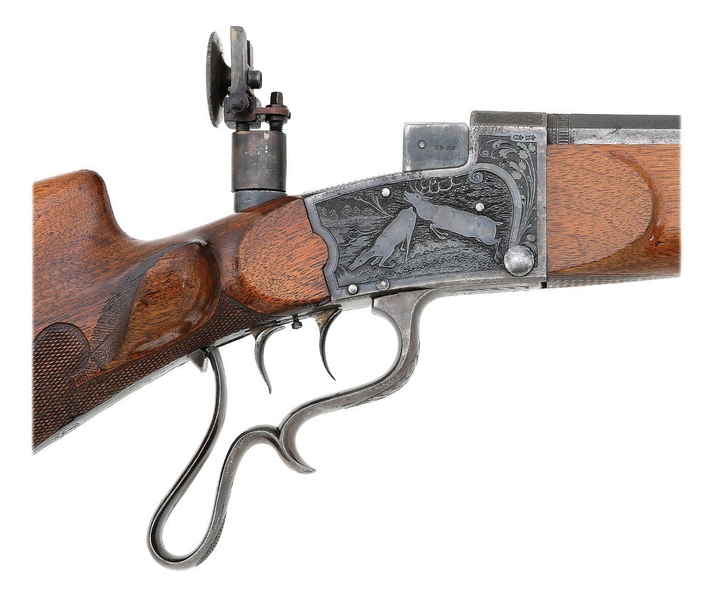 German System Will Model 1908 Short Frame Falling Block Schuetzen Rifle