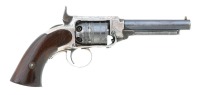 Fine James Warner Second Model Percussion Pocket Revolver