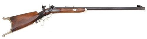 New York Percussion Halfstock Schuetzen Rifle by Zettler