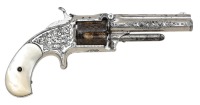 Attractive Engraved Smith & Wesson No. 1 1/2 Second Issue Revolver