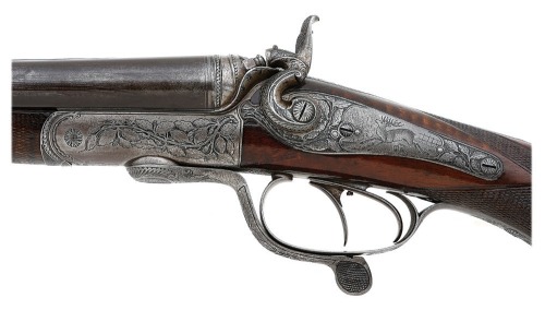 German Underlever Double Hammer Buchsflinte Combination Gun by ...