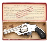 Excellent Smith & Wesson 38 Safety Hammerless Revolver