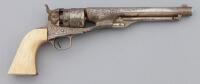 Engraved Colt Model 1860 Army Percussion Revolver