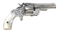 New York-Engraved Smith & Wesson 38 Single Action Revolver