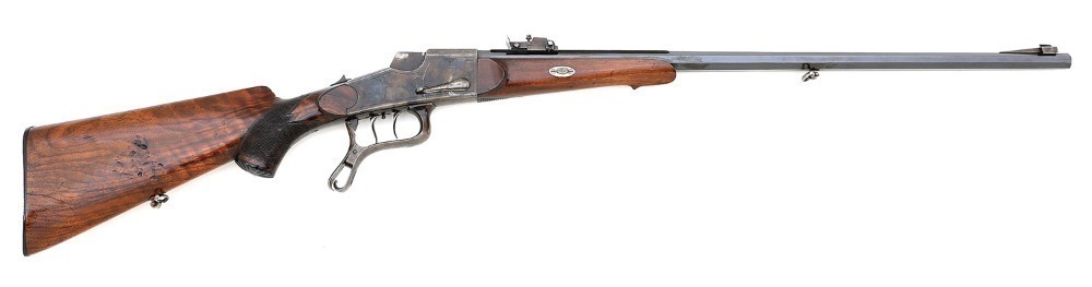 Emf Falling Block Rifle Unmarked German Falling Block Stalking Rifle