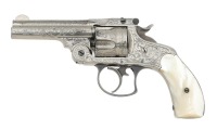 Engraved Smith & Wesson 38 Double Action Revolver - 2