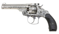 Engraved Smith & Wesson Second Model 32 Double Action Revolver - 2