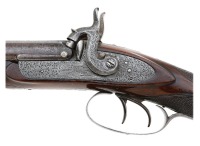 Unmarked British Percussion Double Hammer Cape Gun - 2