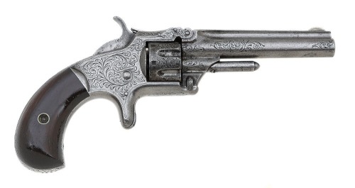 Engraved Smith & Wesson Model No. 1 Third Issue Revolver