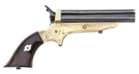 Unmarked European Copy of a Sharps Four-Barrel Pepperbox