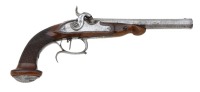 Unmarked Belgian Percussion Dueling Pistol