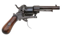 Belgian Pinfire Double Action Revolver