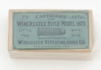 Box of Collectible Winchester 44 Caliber Ammunition for the 1873 Rifle