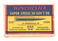 Collectible Box of Winchester 30 GOV’T ’06 Ammunition