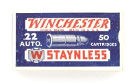 Collectible Box of 22 Auto Ammunition