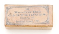 .45 Caliber Revolver Ball Cartridges