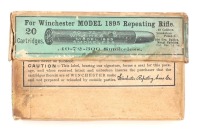 Collectible Box of Winchester 40-72 Ammunition