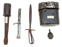 WWI German & French Battlefield Relics Grouping