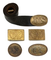 Various United States Military Belt Buckles