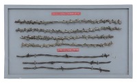 WWI German and French Barbed Wire Display