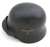 German M40 Stahlhelm Helmet with Luftwaffe Decal