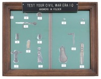 Civil War Tools & Accessories Display Lot