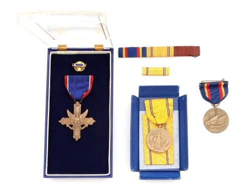 WWII U.S. Service Medals Grouping