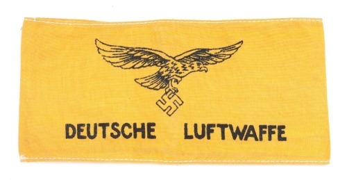 WWII German Luftwaffe Pilot Identification Armband