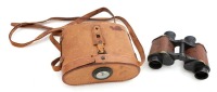 WWI Naval Binoculars With Compass Case