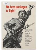 WWII We Have Just Begun to Fight Poster