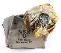 Unissued 1944 WWII US Navy ND Mark IV Gas Mask