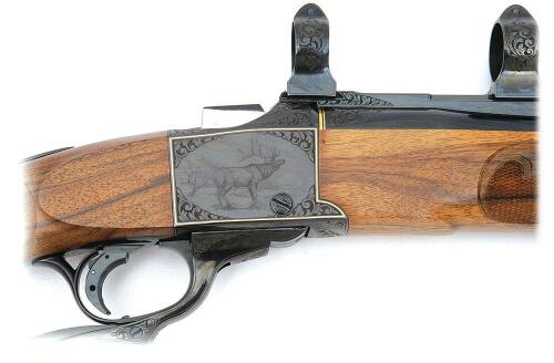 Exquisite Custom Ruger No. 1 Ken Hurst-Engraved Falling Block Rifle