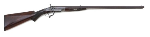 Rare American Breechloading Underlever Double Rifle by A.M. Hagadorn of Detroit, Michigan