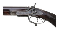 Rare American Breechloading Underlever Double Rifle by A.M. Hagadorn of Detroit, Michigan - 2