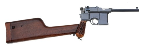 Very Fine Mauser C96 Conehammer Semi-Auto Pistol with Matching Stock
