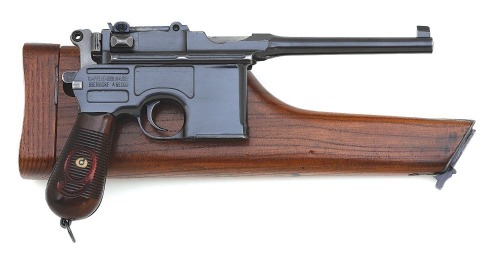 Fine Mauser C96 Red Nine Semi-Auto Pistol with Matching Stock