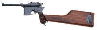Fine Mauser C96 Red Nine Semi-Auto Pistol with Matching Stock - 3