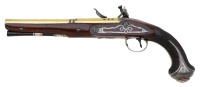 Wonderful Pair of 18th Century Silver Mounted London Flintlock Pistols by John Bennett - 3