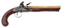 Very Fine Pair of Brass Barreled British Flintlock Pistols by Henry Nock - 2
