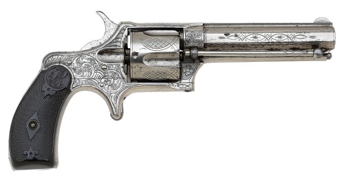 Handsome Engraved Remington Smoot No. 3 Revolver