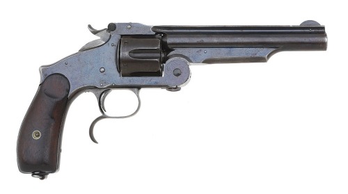 Smith & Wesson No. 3 Second Model Russian Revolver with Scarce Commercial Reissue Stamp